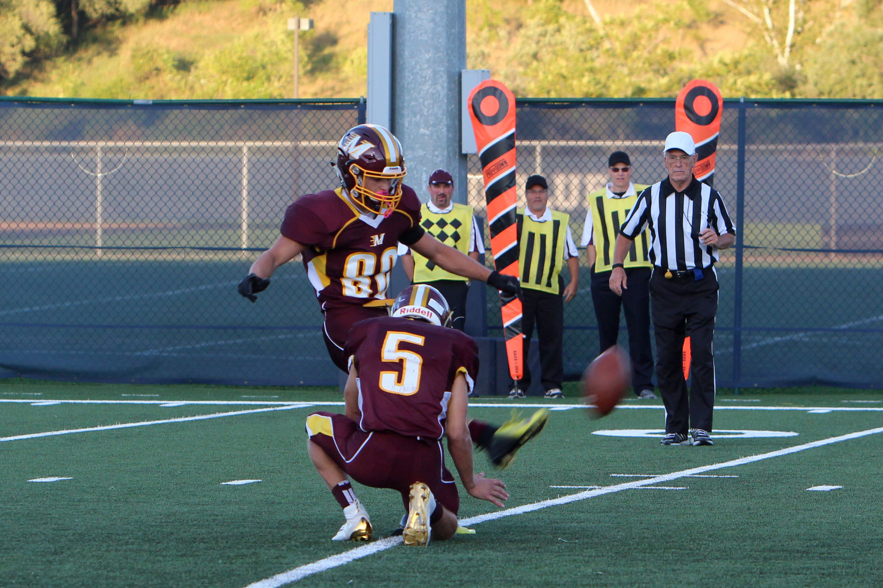Holmen at Menomonie football 8-29-19